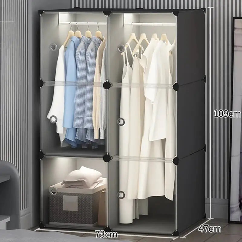 Storage Organizer Closet Simple Cube Door Makeup