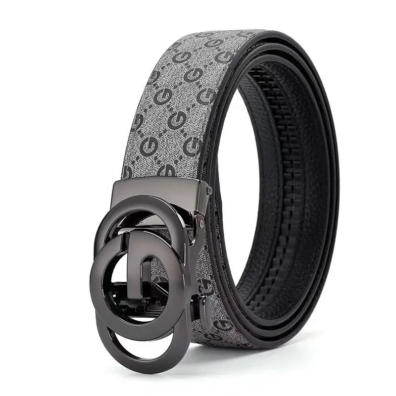 Top genuine leather and leather material men's belt fashion casual luxury brand jeans belt versatile design men's belt