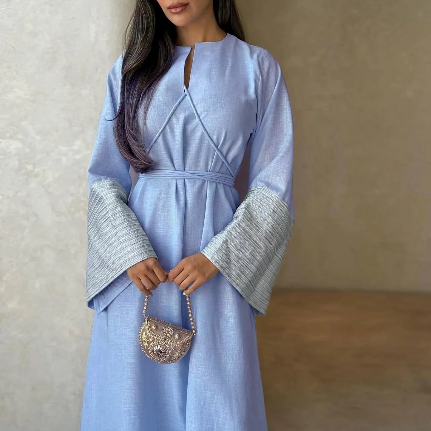 Women Muslim Maxi Dress  Dubai Arabic Abaya