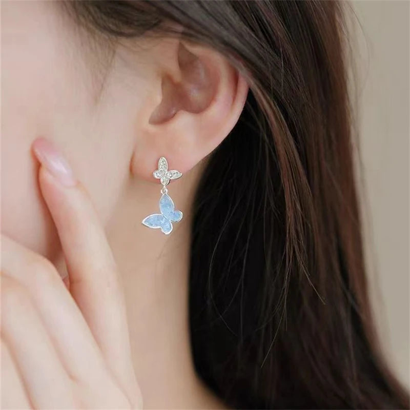 Light Luxury Shiny Zircon Butterfly Bracelet For Women