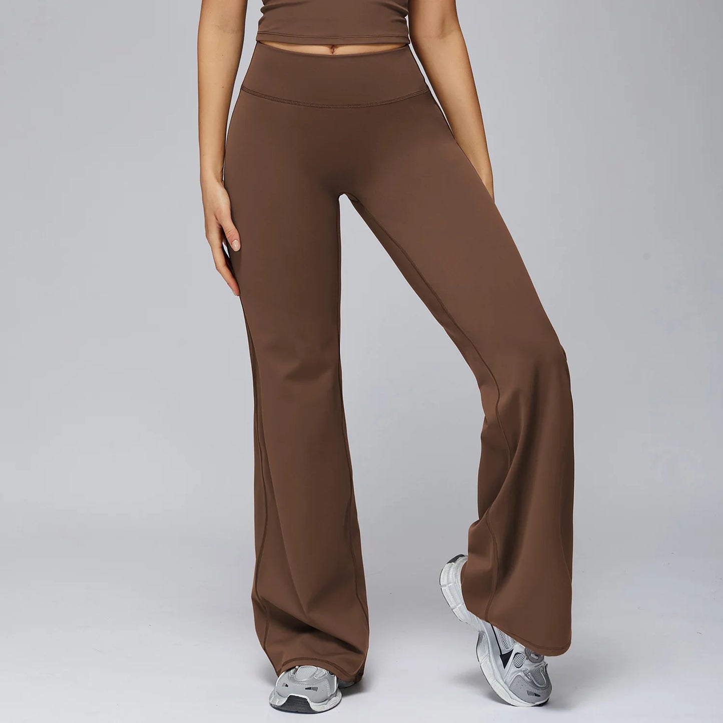 Yoga Pants Flare Leggings Women High Waist Wide Leg Pants Gym Women Fitness Sports Flared Pant Dance Trousers Women shaped Hip