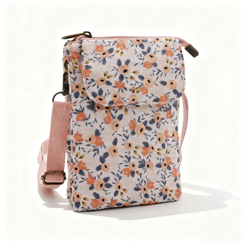 Casual single-shoulder storage, ID bag, phone bag, outdoor portable, fashionable crossbody, multi-layered and versatile