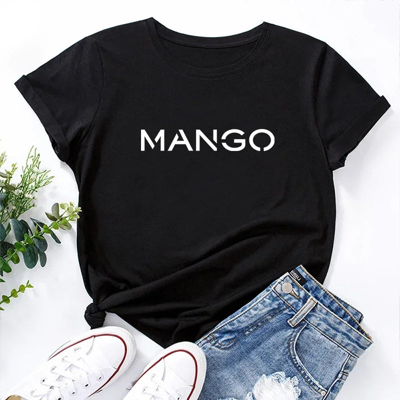 New Trend Woman Cotton T-shirt Spring Summer