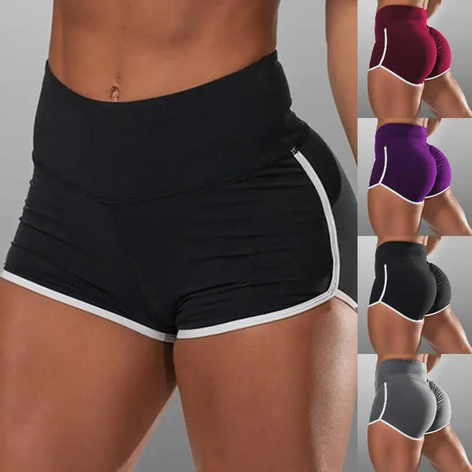 S-3XL Summer Quick-drying Running Shorts For Women  High Waist Women Exercise Sexy Hips Push Up Sportswear Casual Yoga Pants