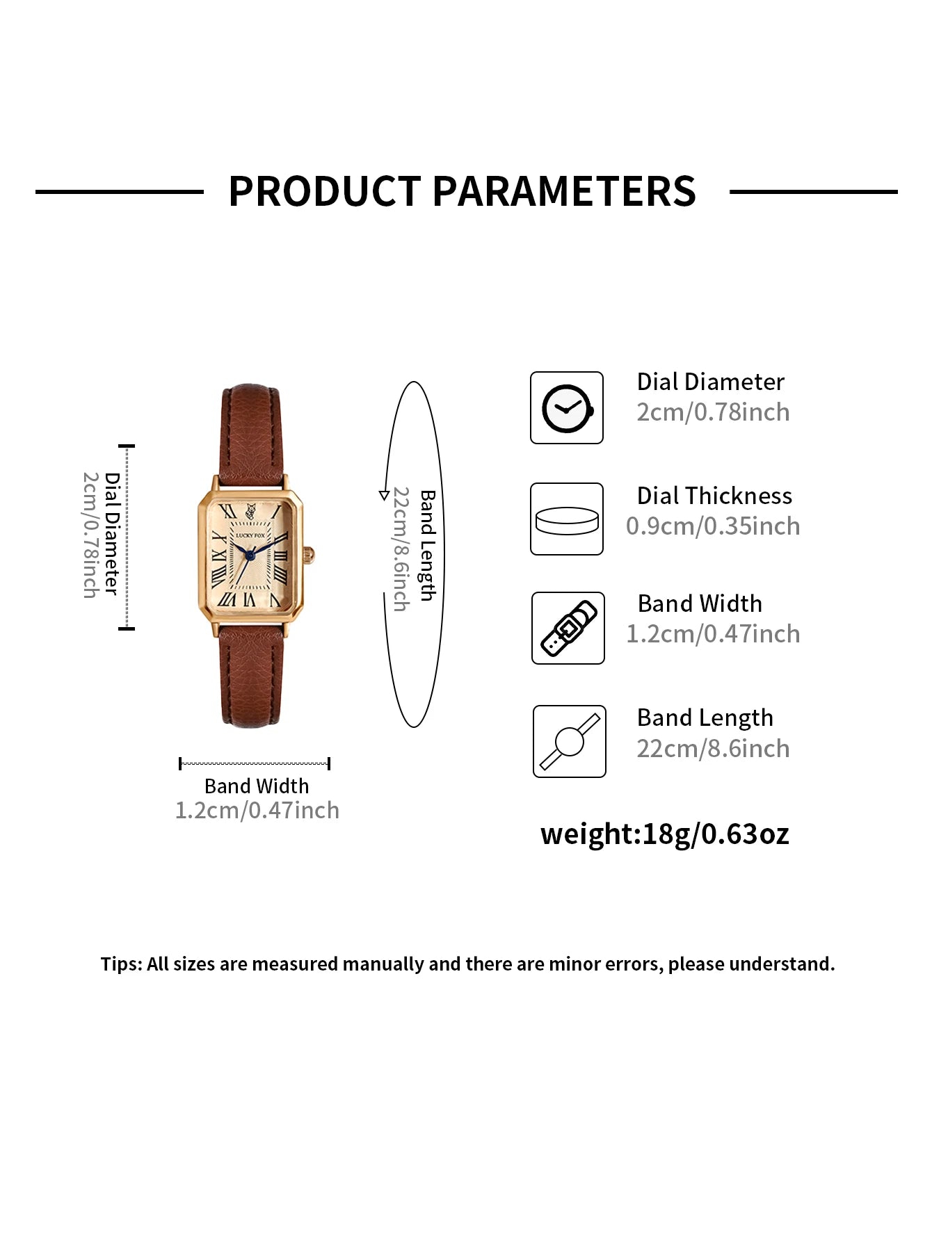 Digital Dial Casual Watches Square Leather Strap Fashionable Clock Quartz