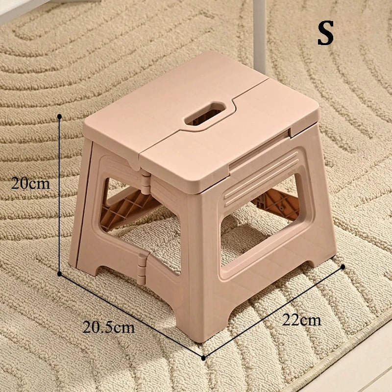 Folding Step Stool Lightweight Plastic Step Stool Foldable Step Stools