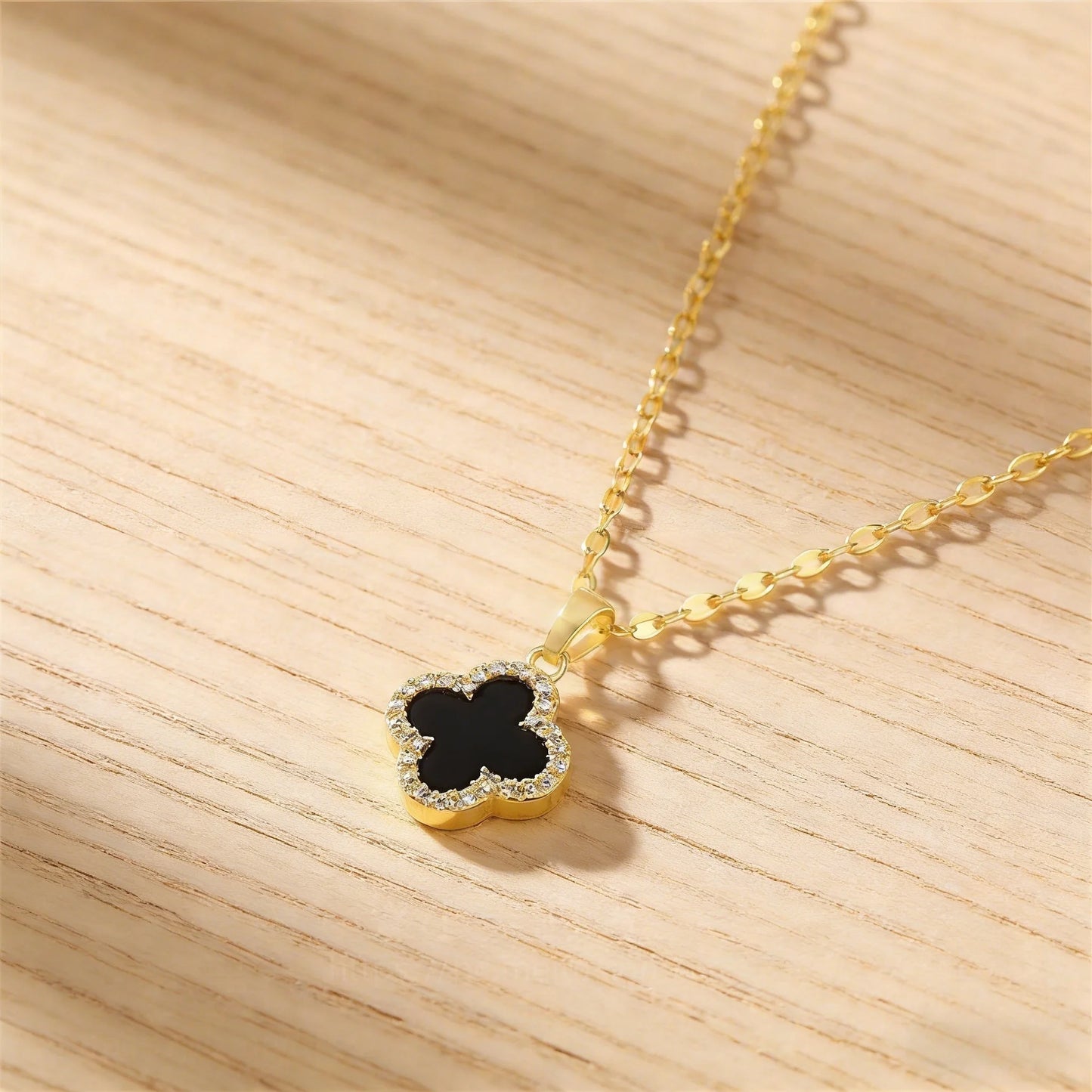 Elegant Clover Charm Pendant