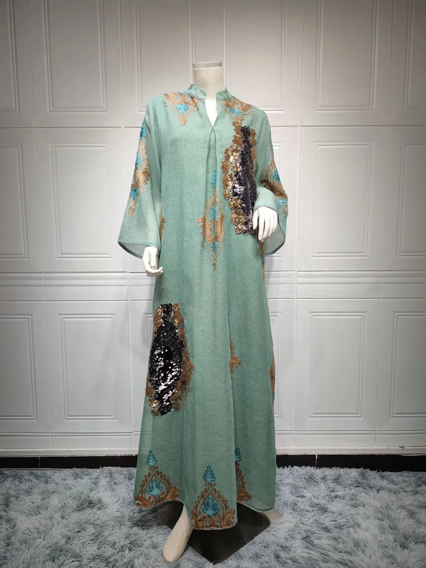 Abaya Dress for Women  Dubai Muslim Moroccan Caftan Party Clothes Eid