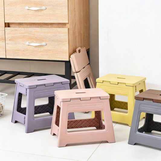 Folding Step Stool Lightweight Plastic Step Stool Foldable Step Stools