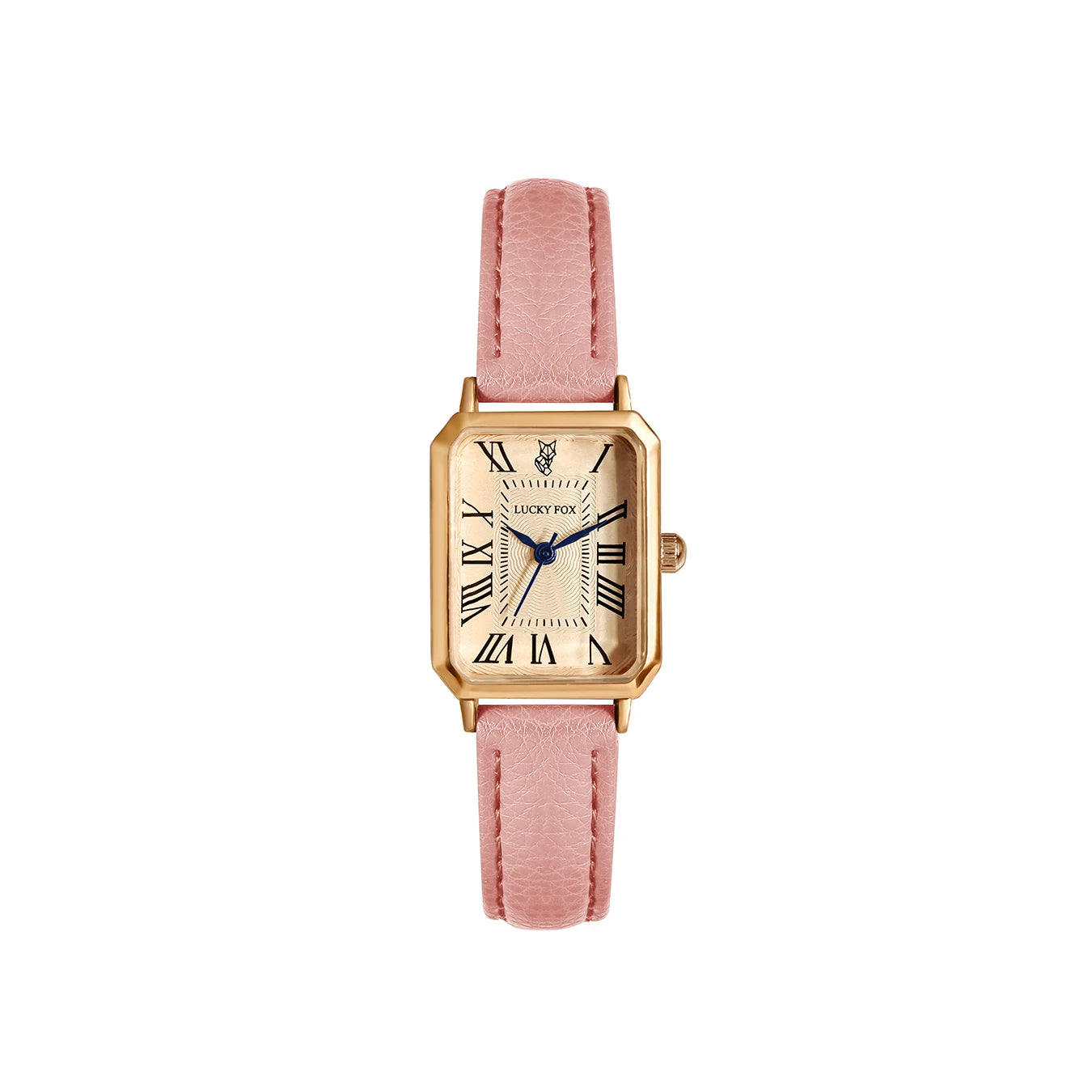 Digital Dial Casual Watches Square Leather Strap Fashionable Clock Quartz