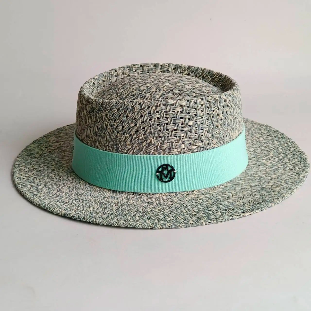 French Straw Hat Elegant Women's Outdoor