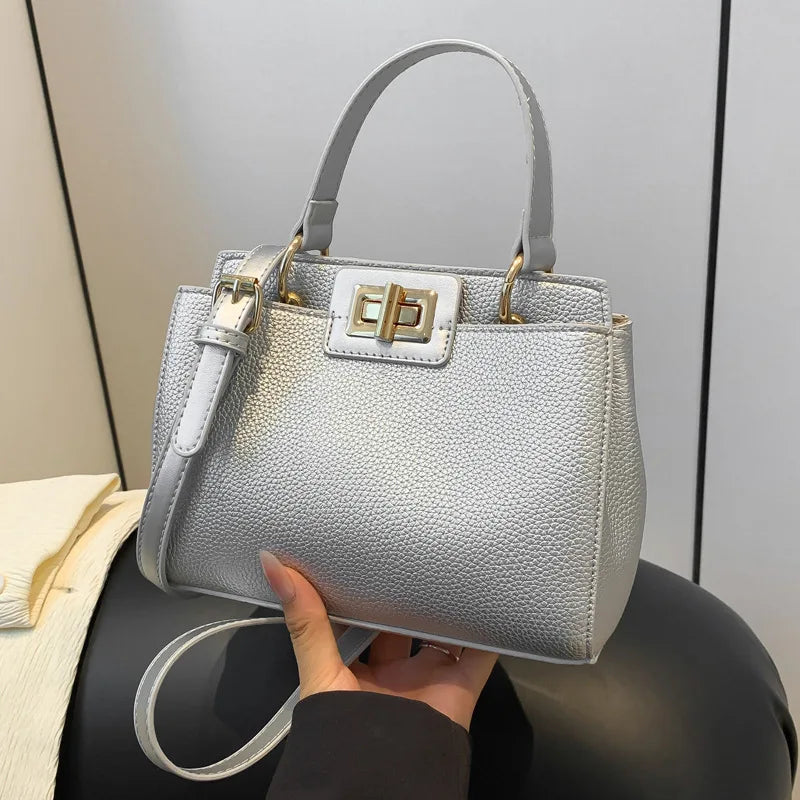 Large Capacity Simple Handbag Women's Hot Sale Of The Season New Fashion Texture Single Shoulder Bag Commuting Crossbody Bag ...