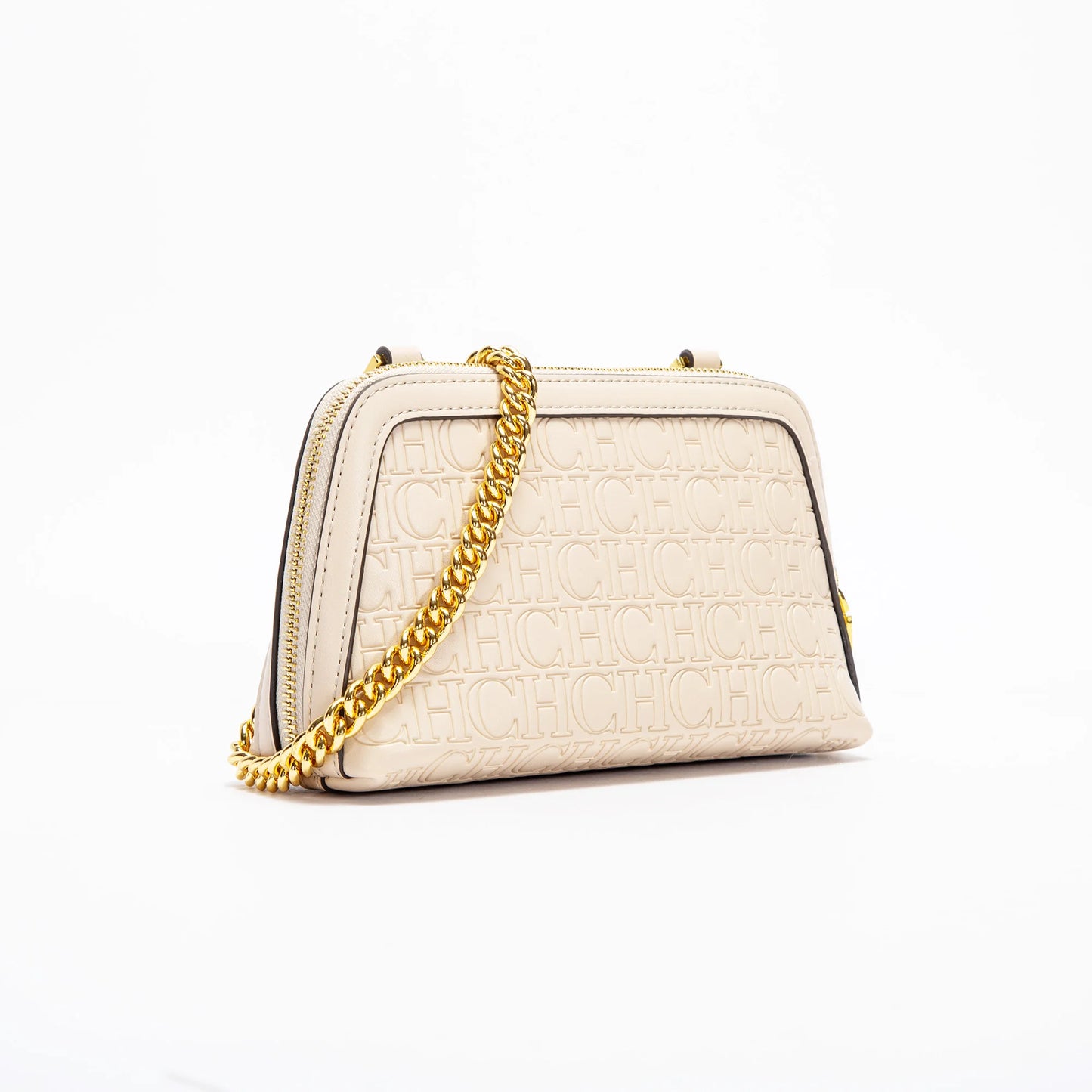 CHCH Women's Shoulder Bag New Mini Shell Bag Simple Metal Chain Bag