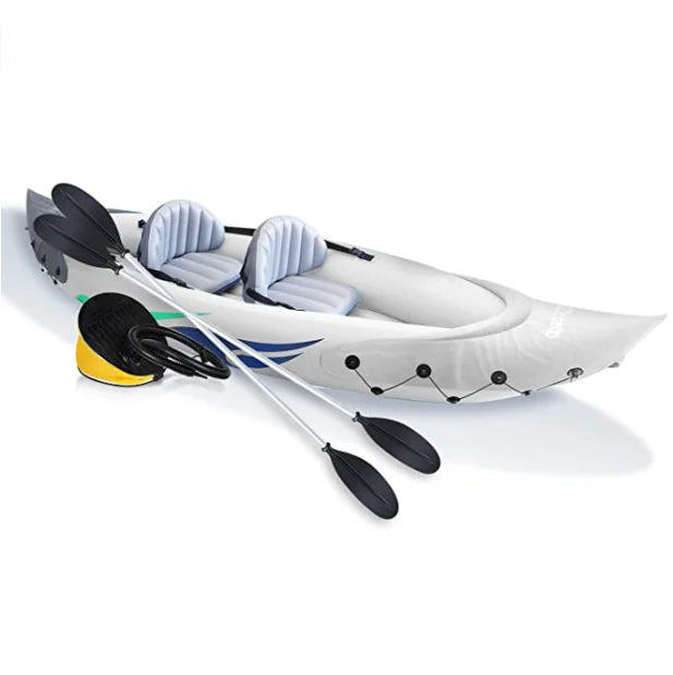 2 Person DWF Drop Stitch PVC Inflatable Kayak for Adults Trending Water Sport Gear Lightweight Portable Kayak for River And Lake