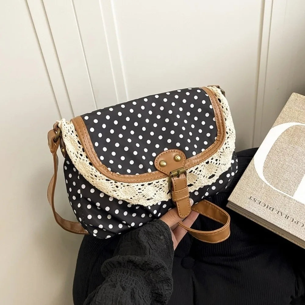 Durable PU Leather Crossbody Bag Versatile Large Capacity Handbag Casual Messenger Bags Women