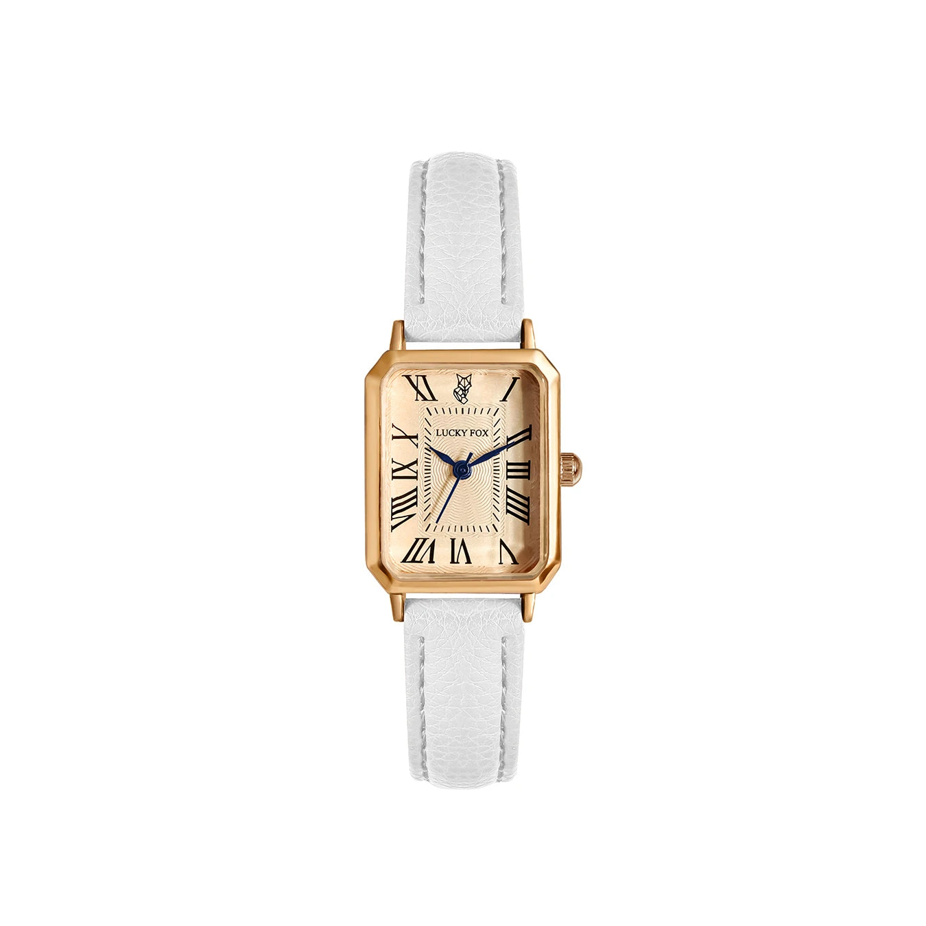 Digital Dial Casual Watches Square Leather Strap Fashionable Clock Quartz