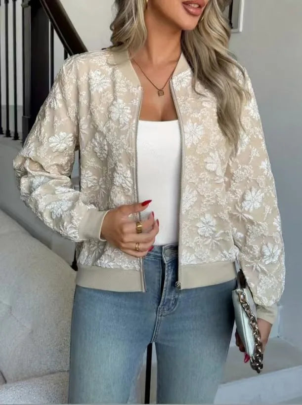 2026 New Mini Flared Blazer Women's Short Sleeve Lightweight Jacket for Spring and Autumn, Stylish Baseball Coat, Versatile Casu