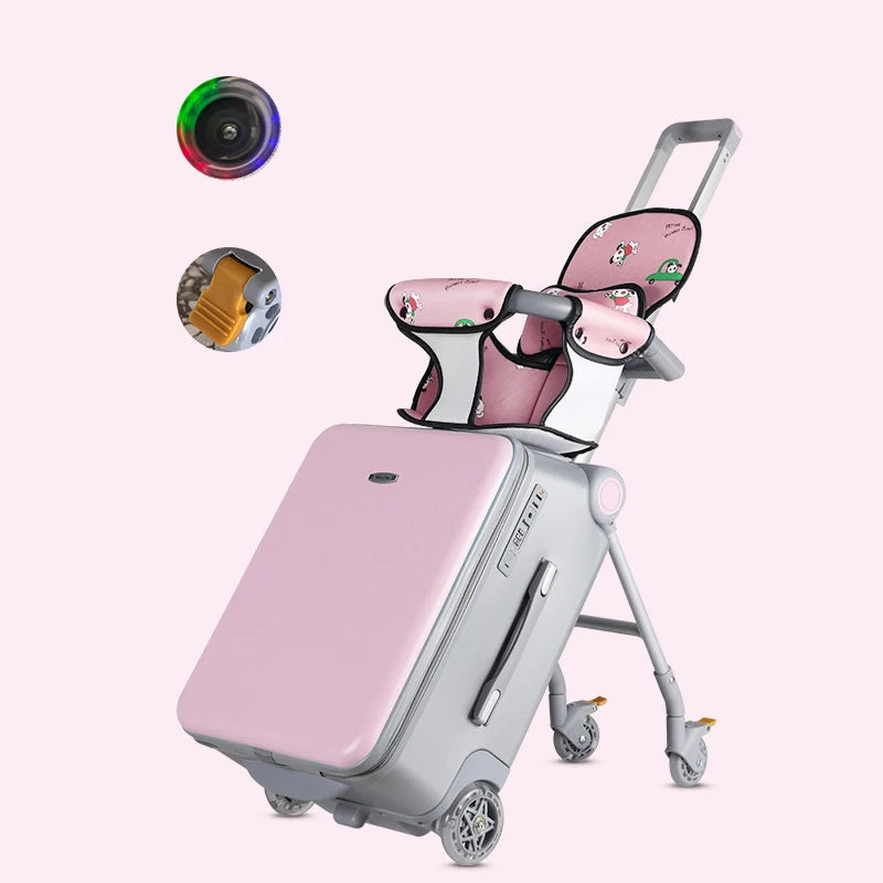 Kid Suitcase Luggage with Spinner Wheels