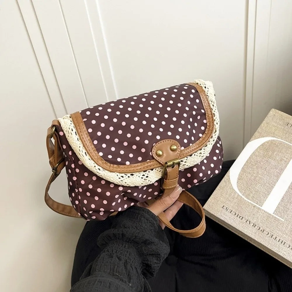 Durable PU Leather Crossbody Bag Versatile Large Capacity Handbag Casual Messenger Bags Women