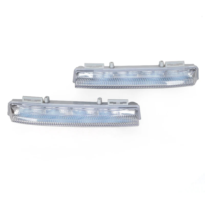 Car Front LED Daytime Running Lights DRL Fog Light For Mercedes Benz WE-CLASS W212 2009 2010 2011 2012 2128851574 2128851674