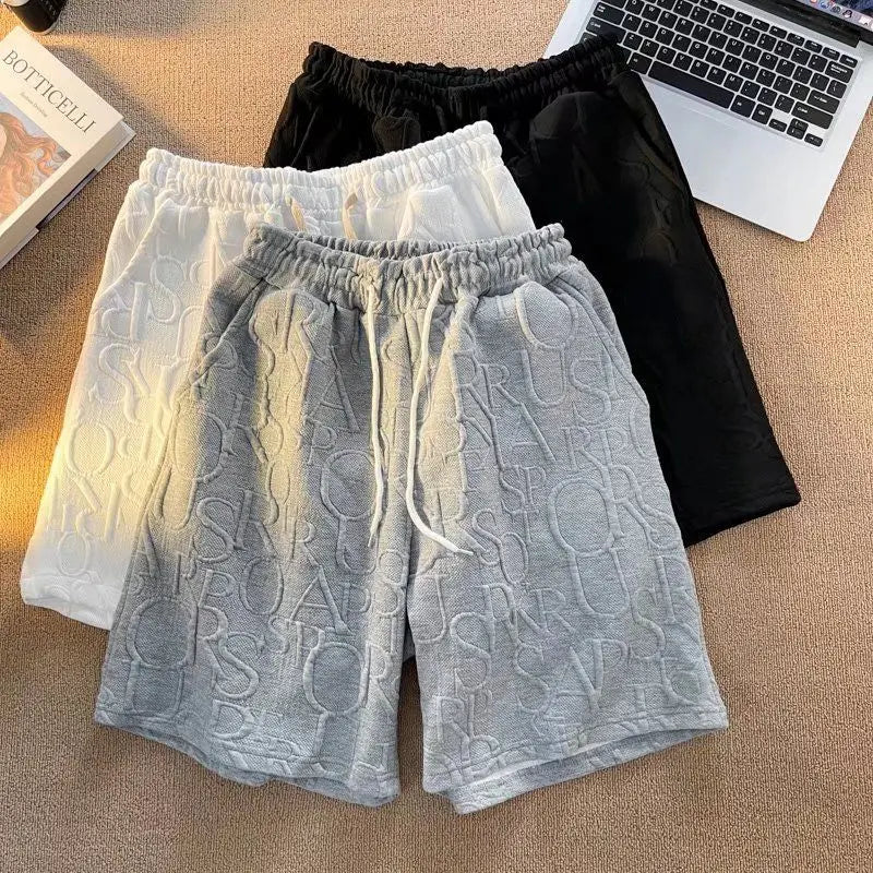 Waffle Casual Shorts Men
