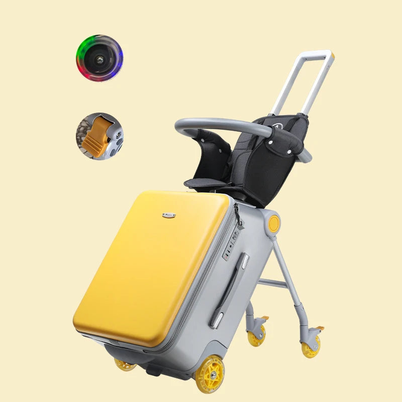 Kid Suitcase Luggage with Spinner Wheels