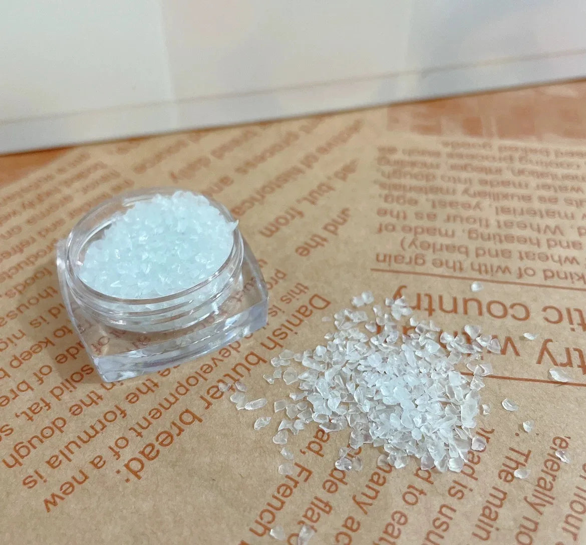 50g Simulated White Sugar Toy Multi-function Fake Decor Interesting Granulated Other Food Model Plastic Supplies