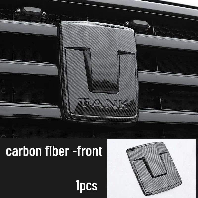 For TANK 300 Emblem Front Steering Wheel Car Wheel Sticker Badge Decals Trim Styling Accessories for Great Wall GWM WEY TANK 300