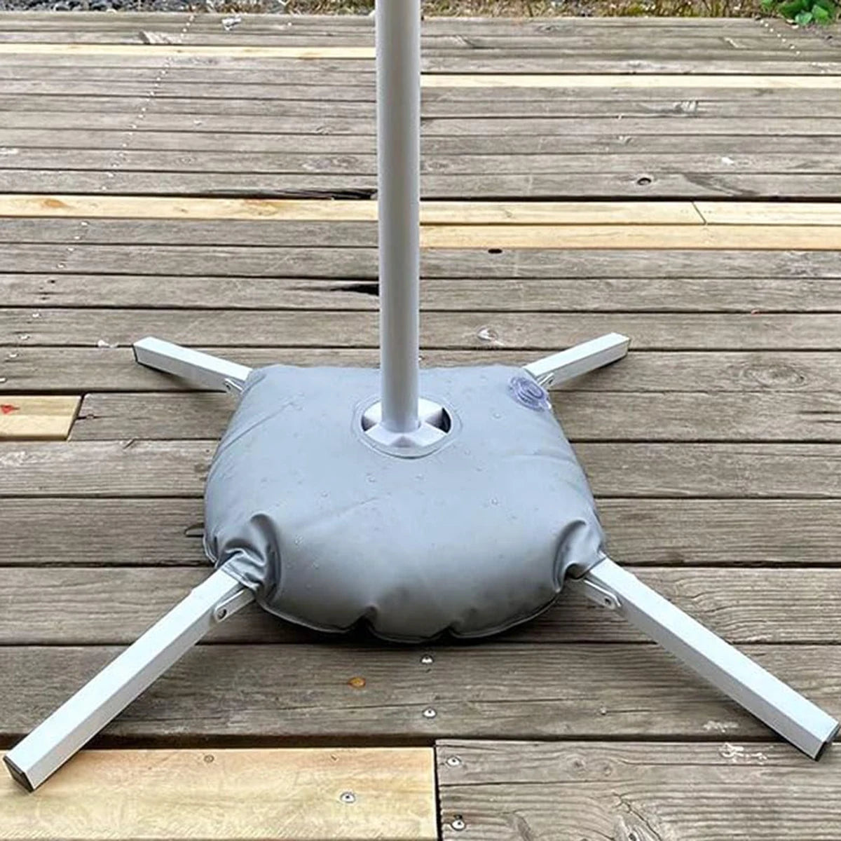 Umbrella Base Round Filling Water Weight Bag Flag Stand Umbrella Filled Holder Parasol Water Injection Bag For Outdoor Leisure