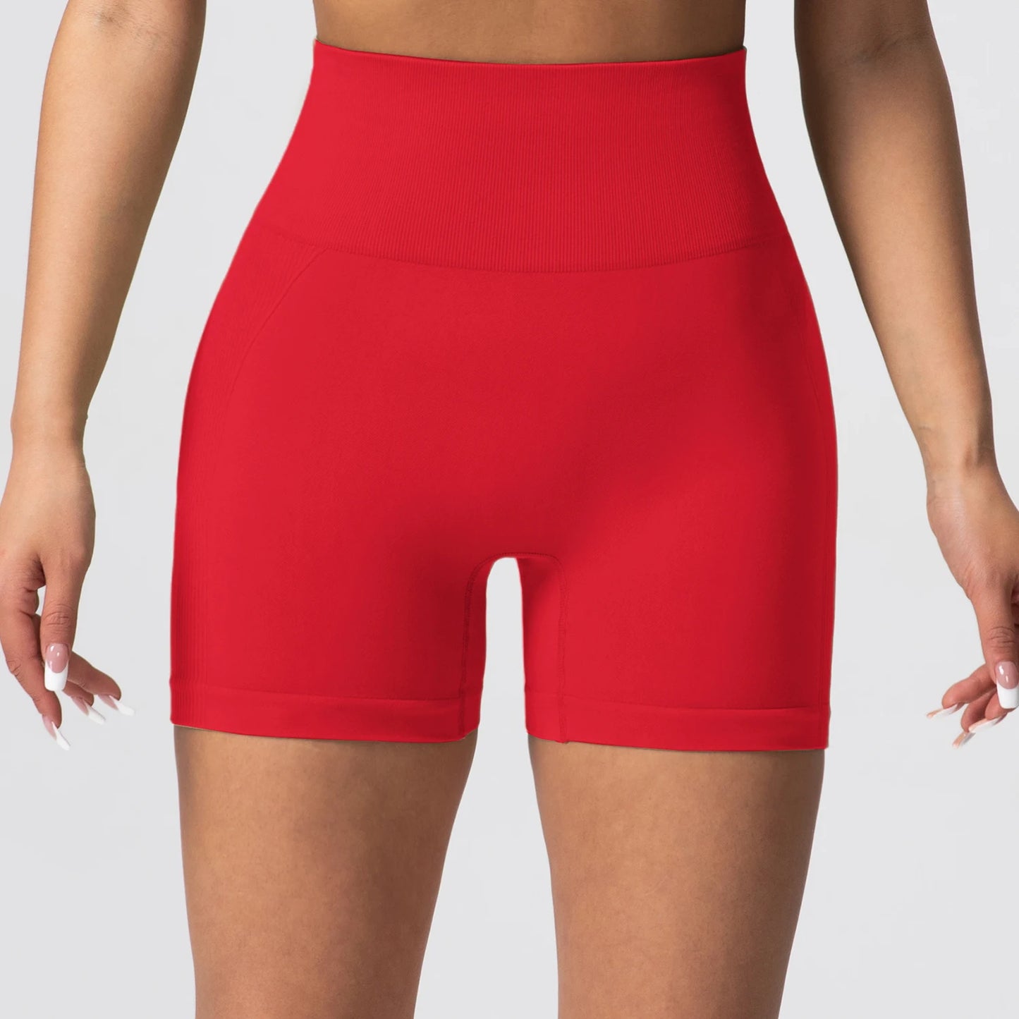 Women Cycling Jogging Fitness High Waist Push Up Gym Shorts Leggings Women Yoga Clothing Women Sports Shorts