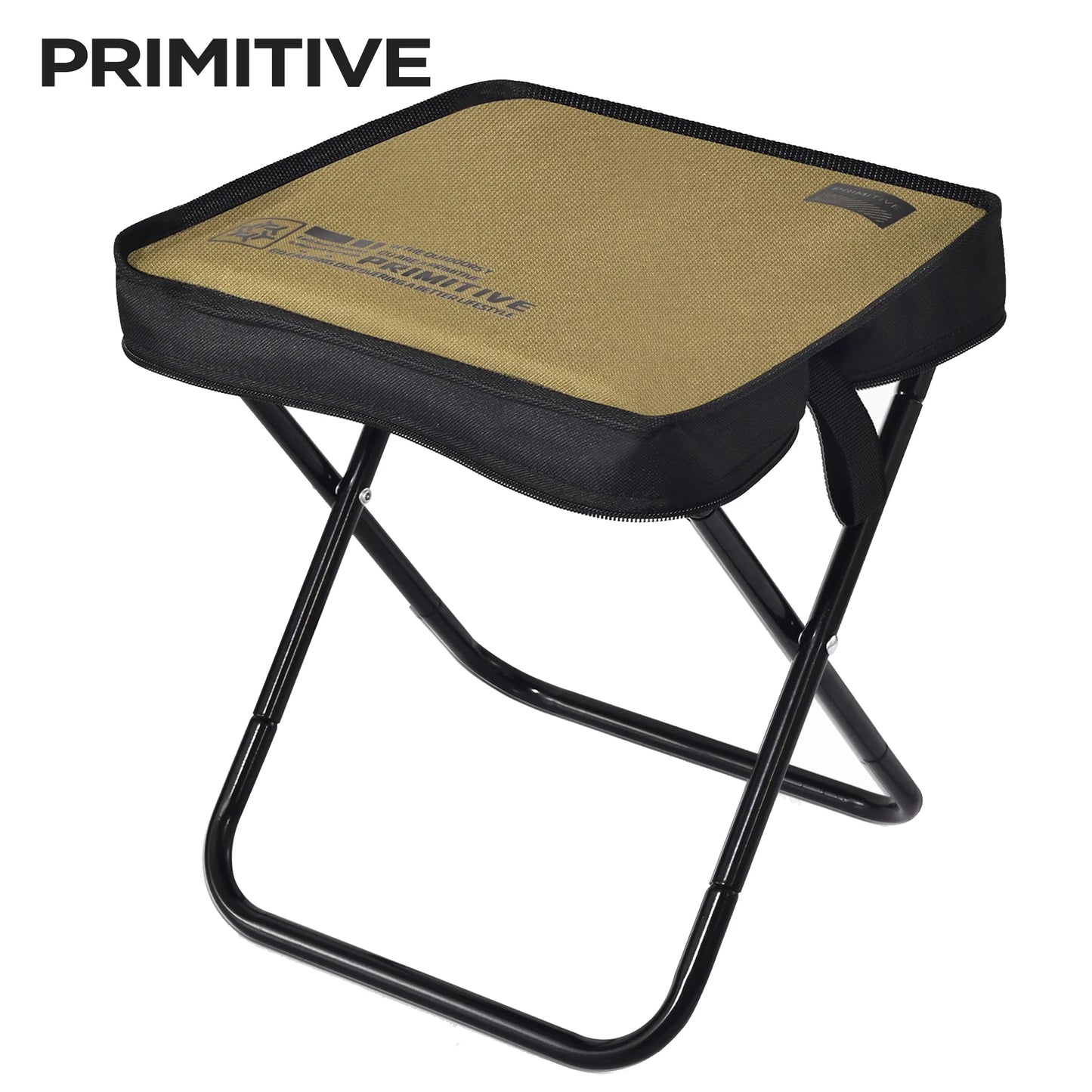 PRIMITIVE Portable Folding Stool Camping Outdoor Hiking Ultralight Foot Stool Travel Foldable chair Picnic Fishing Seat Tools